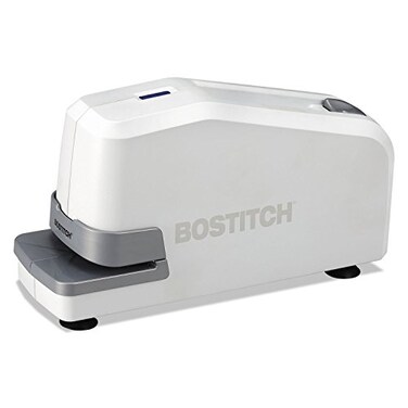 Bostitch Office Impulse 30 Sheet Electric Stapler Heavy Duty NoJam White 02011