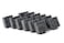 Charles Leonard MultiPurpose Felt Erasers Class Pack 2 x 2 Inches Each Charcoal 12Pack 74520
