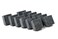 Charles Leonard MultiPurpose Felt Erasers Class Pack 2 x 2 Inches Each Charcoal 12Pack 74520