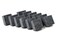 Charles Leonard MultiPurpose Felt Erasers Class Pack 2 x 2 Inches Each Charcoal 12Pack 74520