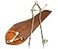 5MoonSun5s Large Pencil Marking Compass Circle Leather Scratch Compass Maker Wing Divider Ideal for Drawing Circles Scribing WoodMetal DraftingMap Plotting Steel tip with Leather Cover 8 Inch