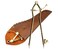 5MoonSun5s Large Pencil Marking Compass Circle Leather Scratch Compass Maker Wing Divider Ideal for Drawing Circles Scribing WoodMetal DraftingMap Plotting Steel tip with Leather Cover 8 Inch