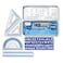 STAEDTLER 10Piece Math Set with Metal Compass 6 Ruler Triangle Squares 45 3060 Set Squares Alphabet Stencil Measuring Tools