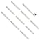 SWTOOL 10PCS Stainless Steel Pen Size with Clip Hand Pointer Extendable Telescopic Retractable Ballpoint Pen Pointer Handheld Presenter Classroom Whiteboard Pointer