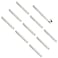 SWTOOL 10PCS Stainless Steel Pen Size with Clip Hand Pointer Extendable Telescopic Retractable Ballpoint Pen Pointer Handheld Presenter Classroom Whiteboard Pointer