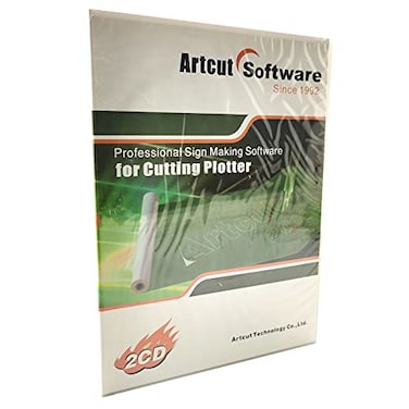 CNCOLETECH ARTCUT 2009 Pro Software for Sign Vinyl Plotter Cutter Cutting Plotter 9 Languages 2CD