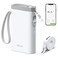 Nelko Label Maker Machine with Tape P21 Bluetooth Label Printer Wireless Mini Label Makers with Multiple Templates for School Office Home White