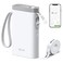 Nelko Label Maker Machine with Tape P21 Bluetooth Label Printer Wireless Mini Label Makers with Multiple Templates for School Office Home White