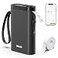 Nelko Label Maker Machine with Tape P21 Bluetooth Label Printer Wireless Mini Label Makers with Multiple Templates for School Office Home Black