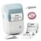 NIIMBOT Label Maker Machine with Tape B1 Bluetooth Label Printer 2 Inch Large Waterproof Label Inkless Thermal Label Maker for Kids School Items Classroom Teacher Light Blue