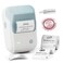 NIIMBOT Label Maker Machine with Tape B1 Bluetooth Label Printer 2 Inch Large Waterproof Label Inkless Thermal Label Maker for Kids School Items Classroom Teacher Light Blue