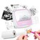 iDPRT Sticker Printer Portable Sticker Maker Machine Mini Inkless Bluetooth Thermal Printer for iPhone Android Pocket Printer for Labels Barcodes DIY Journaling Kids Gift Pink