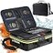 KOFAIR Fireproof Document Bag 16 x 11 x 5 inch with Lock Reflective Strip Fireproof Document Lock Box with Shoulder Strap MultiLayer Important Document Safe Storage Fire Safe File Organizer