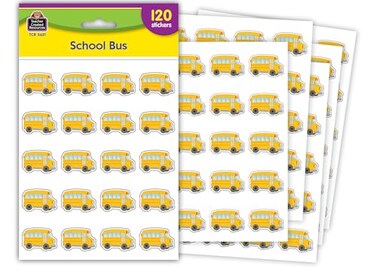 Teacher Created Resources School Bus Stickers 5651