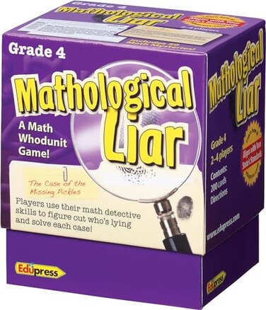 Edupress Mathological Liar Game Grade 4 EP63397