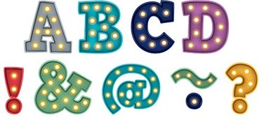 Teacher Created Resources Marquee Bold Block 2 Magnetic Letters