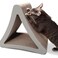 PetFusion 3Sided Vertical Scratch Play Perch Cat Scratching Post 18 x 105 x 159 Multiple Angle Cat Scratching Pad 6 Usable Sides 100 Recyclable Cardboard Lounge