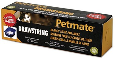 Petmate Drawstring HiBack Litter Box Liners