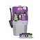 Litter Genie Standard Pail Silver Cat Litter Box Waste Disposal System for Odor Control Includes 1 Square Refill Bag
