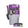 Litter Genie Standard Pail Silver Cat Litter Box Waste Disposal System for Odor Control Includes 1 Square Refill Bag