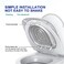 IFASHIHOME Cat Toilet Training SystemsCat Toilet Training KitReusable Plastic Trainer for Pet Cleaning with 1 Replaceable Cat Feather ToyLitter Boxes Gray