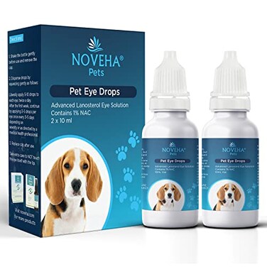 NOVEHA Pet Drops Advanced Lanosterol Solution NAC 2 x 10 mL