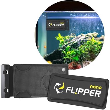 Flipper Nano Aquarium Algae Cleaner For Glass Tanks Only Upto 14Inch