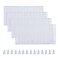 ALEGI Plastic Grid Divider Tray Egg Crate Louvre Aquarium Fish Tank Bottom Isolation with Bracket 4pcs