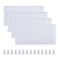 ALEGI Plastic Grid Divider Tray Egg Crate Louvre Aquarium Fish Tank Bottom Isolation with Bracket 4pcs