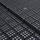 ALEGI Plastic Grid Divider Tray Egg Crate Louvre Aquarium Fish Tank Bottom Isolation with Bracket 4pcs Black