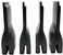 Aquameta Aquarium Lid Risers for Fluval Flex Aquariums Black for Flex 9