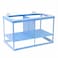 XMHF Aquarium Fish Breeder Box Isolation Box Net Breeder Hatchery Incubator Separation Net White Blue