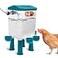 Lilyang Automatic Chicken Waterer FloatControl Auto Waterer HangingStanding Design Connect to 34 Faucet Hose Effortless Hydration Solution for Backyard Coop Small Farm Blue