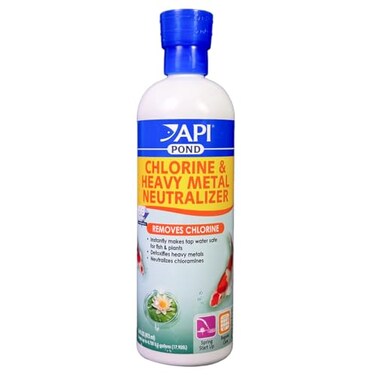 API POND CHLORINE HEAVY METAL NEUTRALIZER Pond Water Neutralizer 16Ounce Bottle