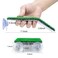 Keedolla Turtle Resting Basking Platform Simulation Grass Turtle Ramp Lawn Tortoise Climbing Ladder Turtle Resting Terrace for Reptile Frog Terrapin Middle