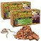 Riare 2 Pack Natural Coconut Chip Substrate for Reptiles Compressed Coconut Husk Reptiles Bedding Coco Husk Chip Terrarium Substrate for Snakes Tortoises Ball Python Frogs Bearded Dragon Lizard