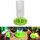 Bilindasly Reptile Feeder ABS Plastic Tortoise Lizard Turtle Food and Water Dispenser Removable Top for Easy Refilling and Cleaning