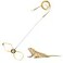 Wontee 2 Pack Adjustable Reptile Harness and Leash for Lizard Gecko Bearded Dragon Outside Walk Yellow