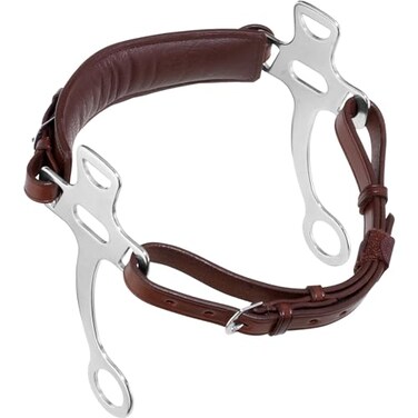 Herm Sprenger Short Shank Padded Nose Hackamore Brown