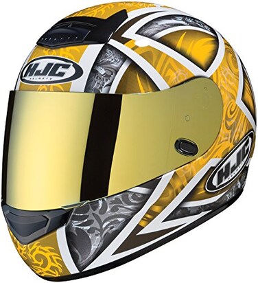 HJC Hj20m Pinlock Shield Gold