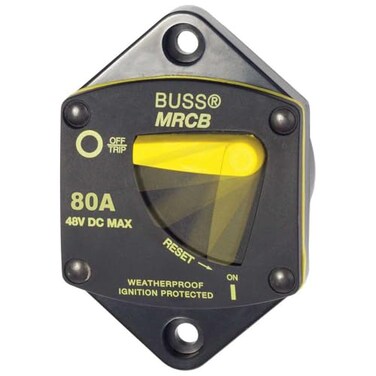 Blue Sea Systems 7042 187Series Circuit Breaker Panel Mount 80A