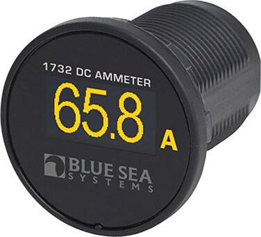 Blue Sea Systems 1732 Mini OLED AmmeterYellow