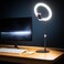 UBeesize 12 Desk Ring Light with Stand Phone Holder Adjustable Studio Light for PhotographyZoom Meetings YouTube TikTok Live Streaming