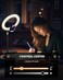 UBeesize 12 Desk Ring Light with Stand Phone Holder Adjustable Studio Light for PhotographyZoom Meetings YouTube TikTok Live Streaming