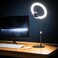 UBeesize 12 Desk Ring Light with Stand Phone Holder Adjustable Studio Light for PhotographyZoom Meetings YouTube TikTok Live Streaming