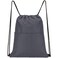 Vorspack Drawstring Backpack Water Resistant String Bag Sports Sackpack Gym Sack with Side Pocket for Men Women Grey