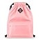 Vorspack Drawstring Backpack Water Resistant String Bag Sports Gym Sack with Side Pocket for Men Women Pink