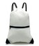 HOLYLUCK Drawstring Backpack Bag Sport Gym Sackpack white
