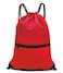 HOLYLUCK Drawstring Backpack Bag Sport Gym Sackpack red