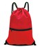 HOLYLUCK Drawstring Backpack Bag Sport Gym Sackpack red